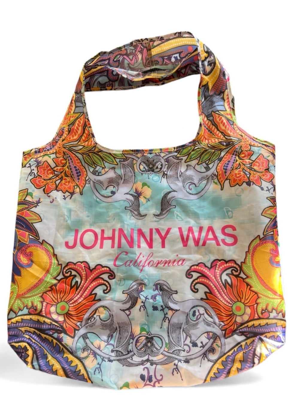 Johnny Was Tote Vibrant Boho Print